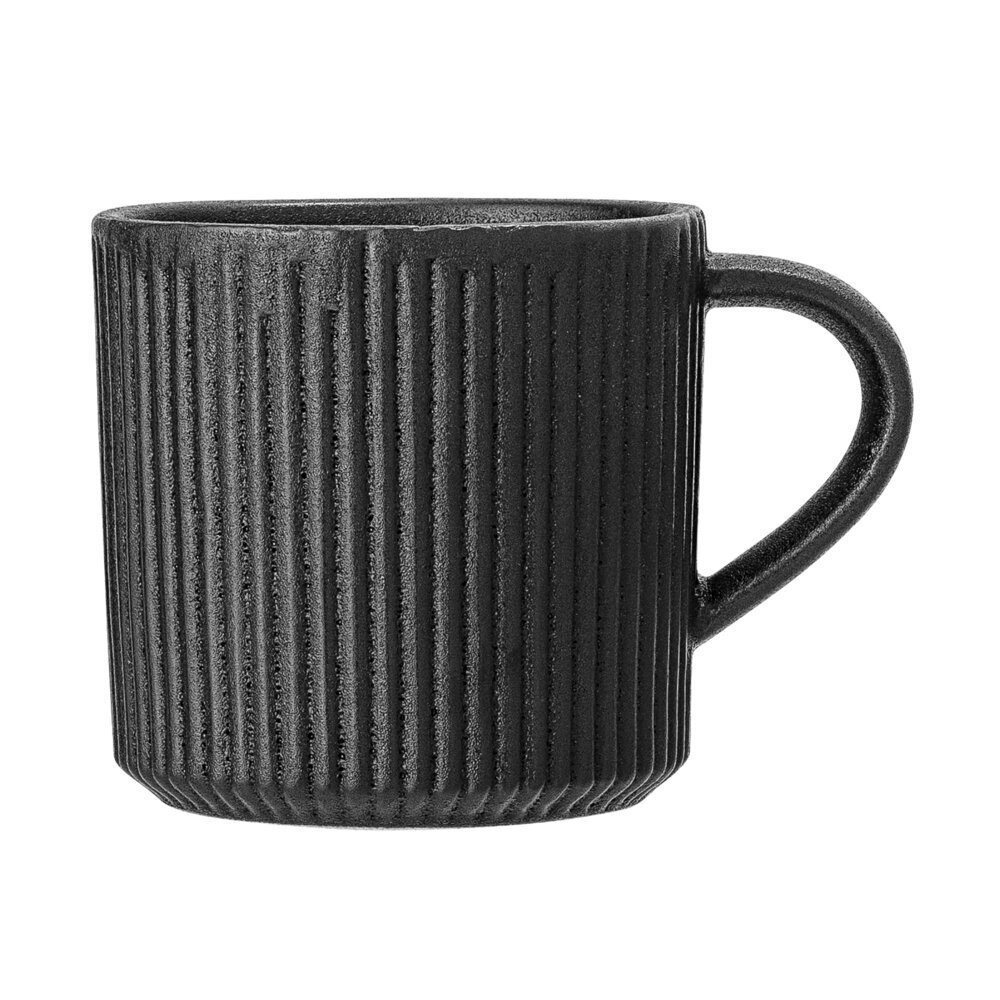 Tasse Neri, Steingut, schwarz 