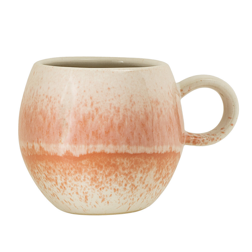 Tasse Paula aus Steingut, orange 