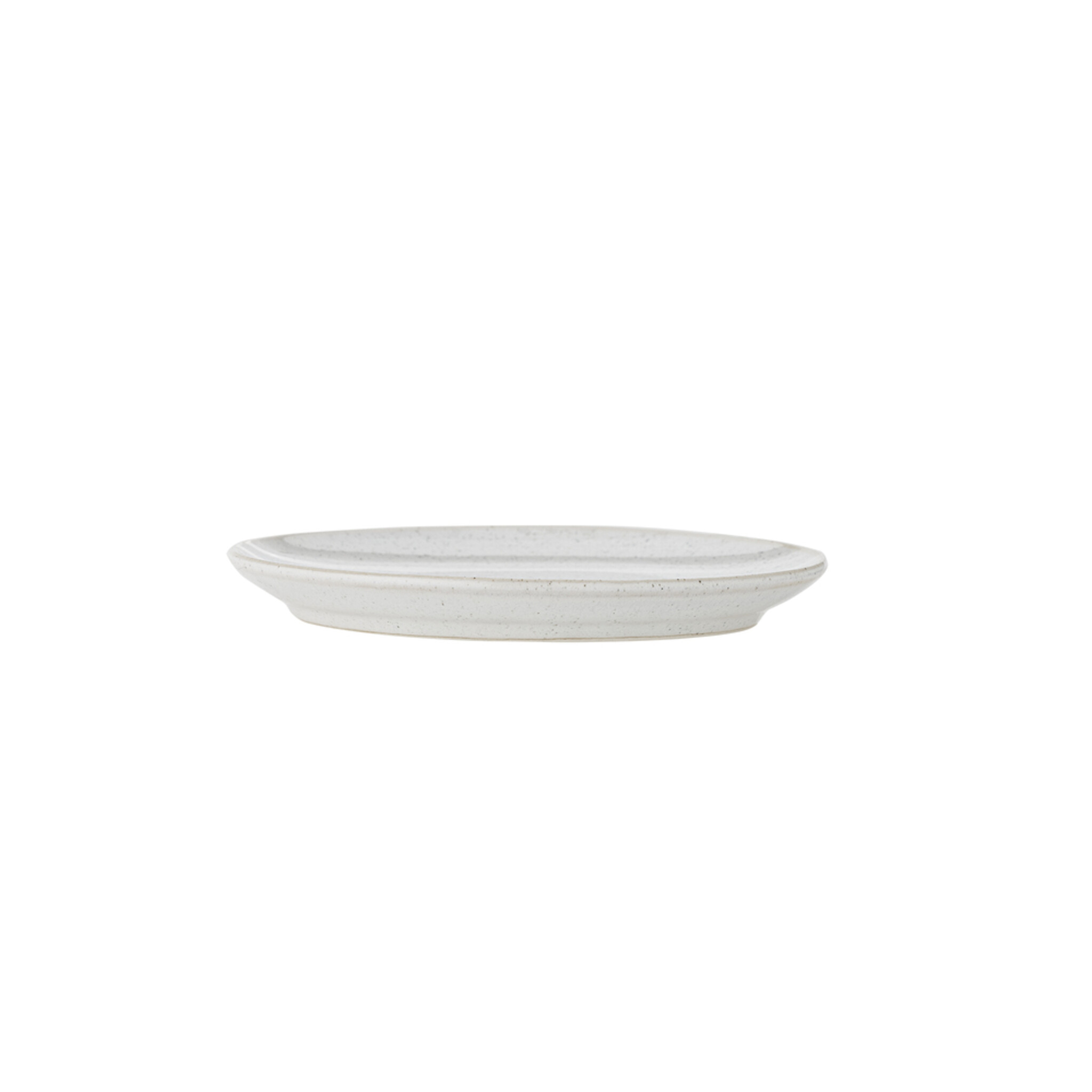 Teller aus Steingut Addison, weiss Ø 16xH1,5 cm