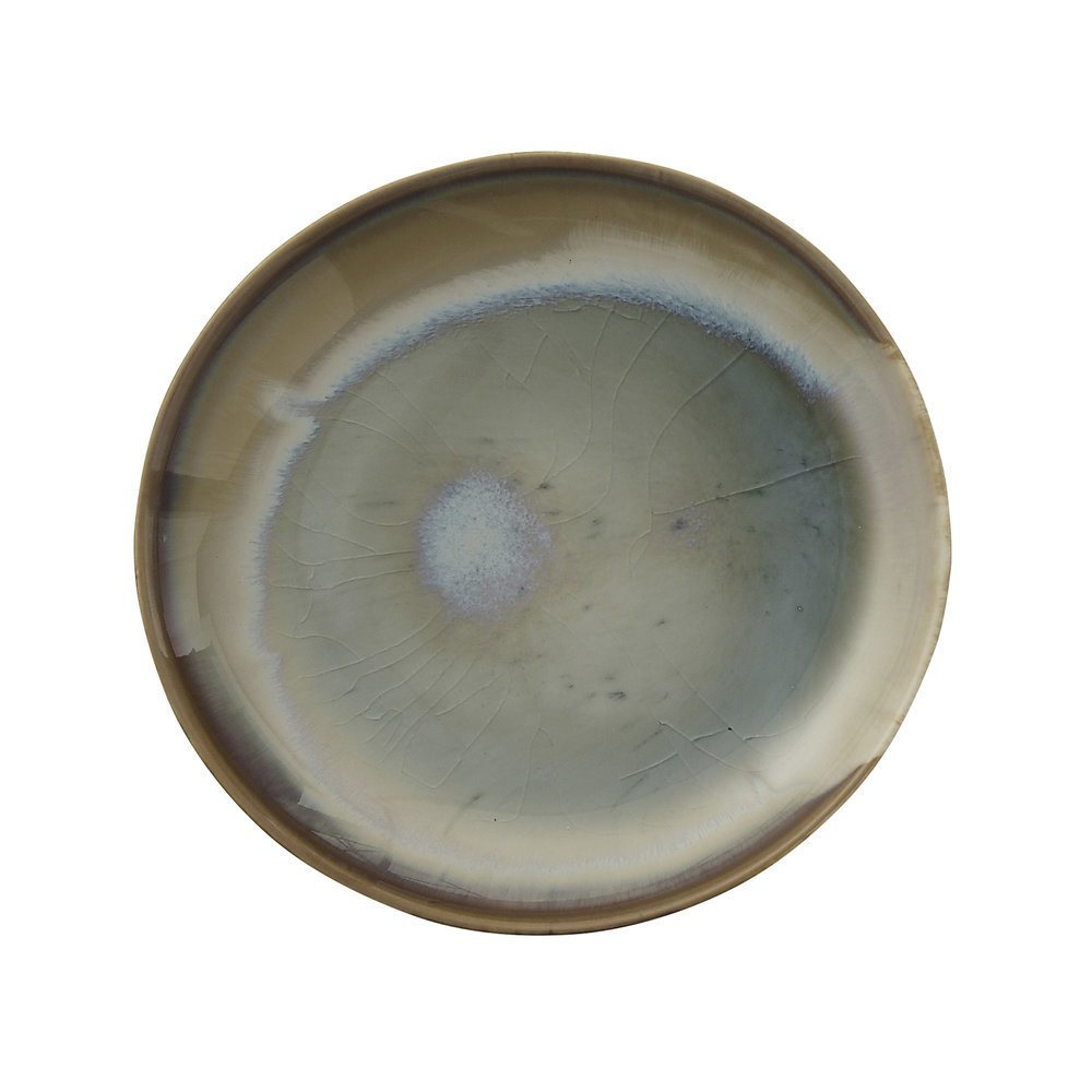 Teller Heather, Steingut, braun Ø 21.5 cm, Höhe 2 cm