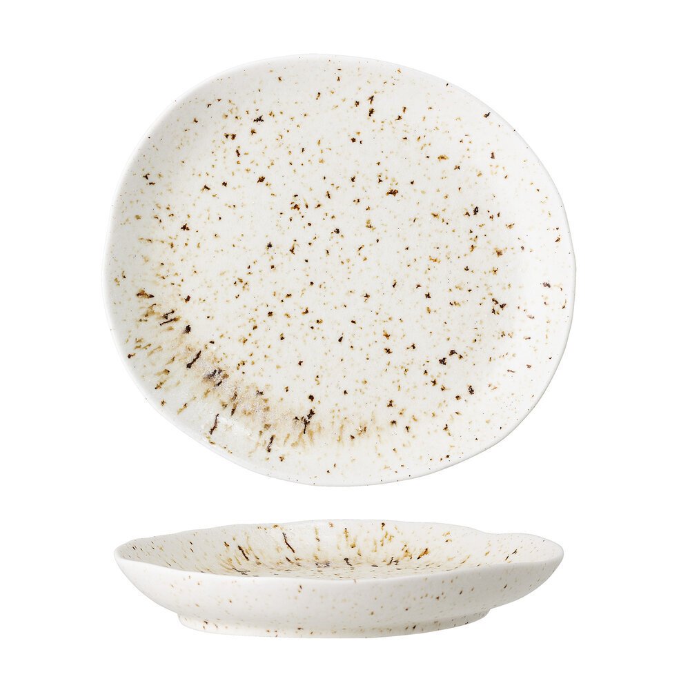 Teller Willow gesprenkelt aus Steingut | Bloomingville