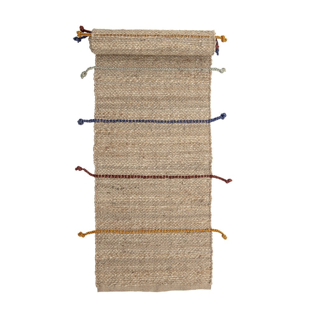 Teppich Clas aus Jute, natur 