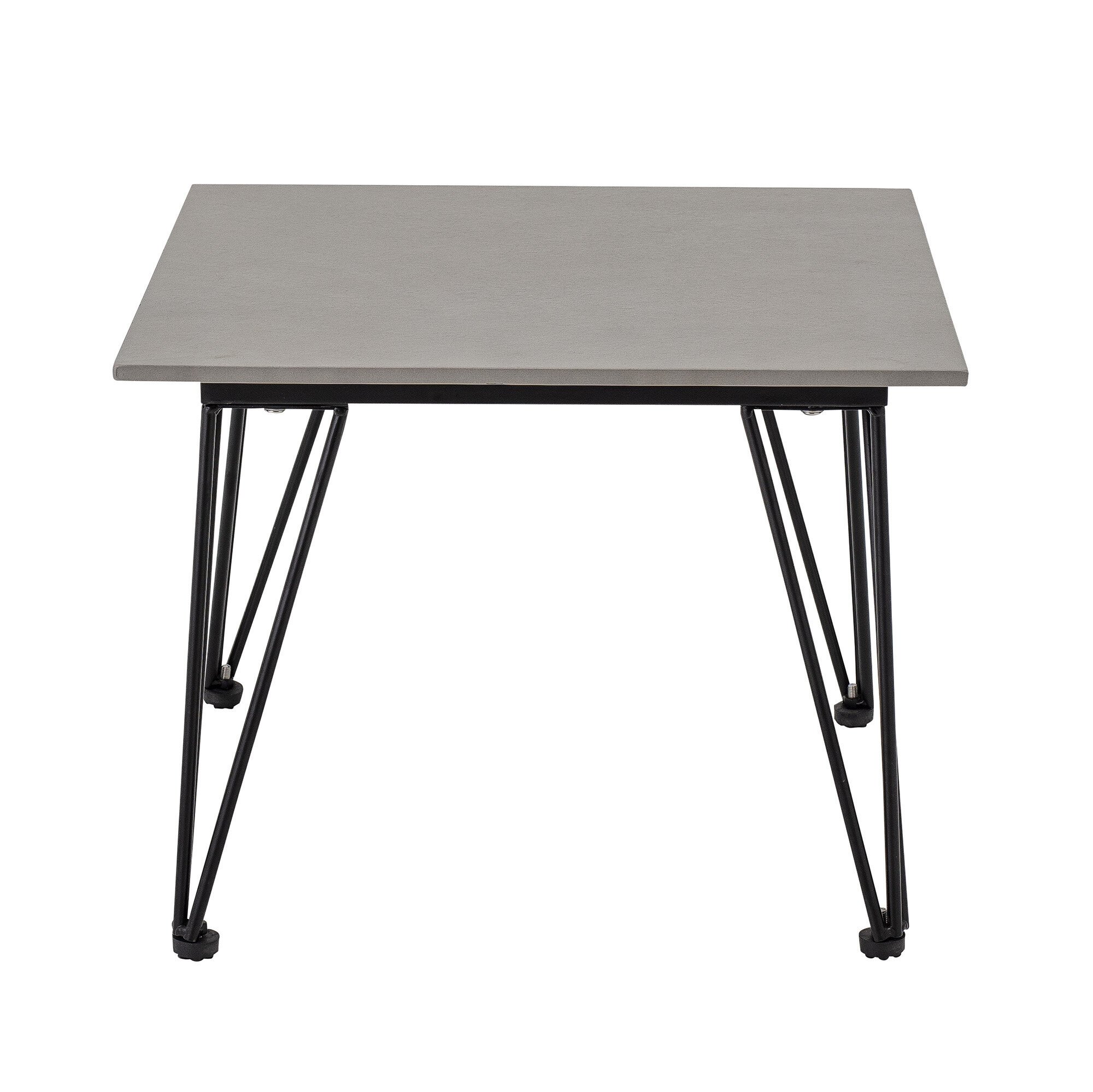 Tisch Mundo mit Betonplatte, grau, schwarz 
