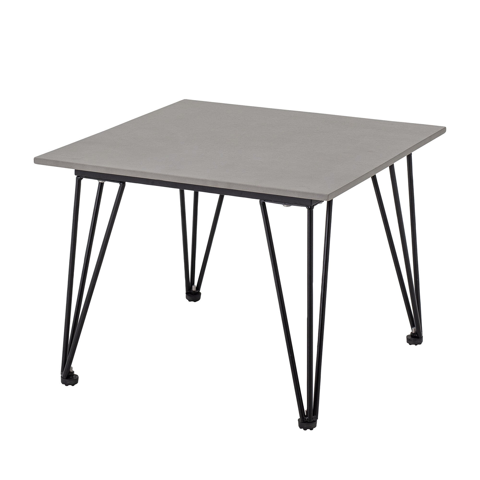 Tisch Mundo mit Betonplatte, grau, schwarz 
