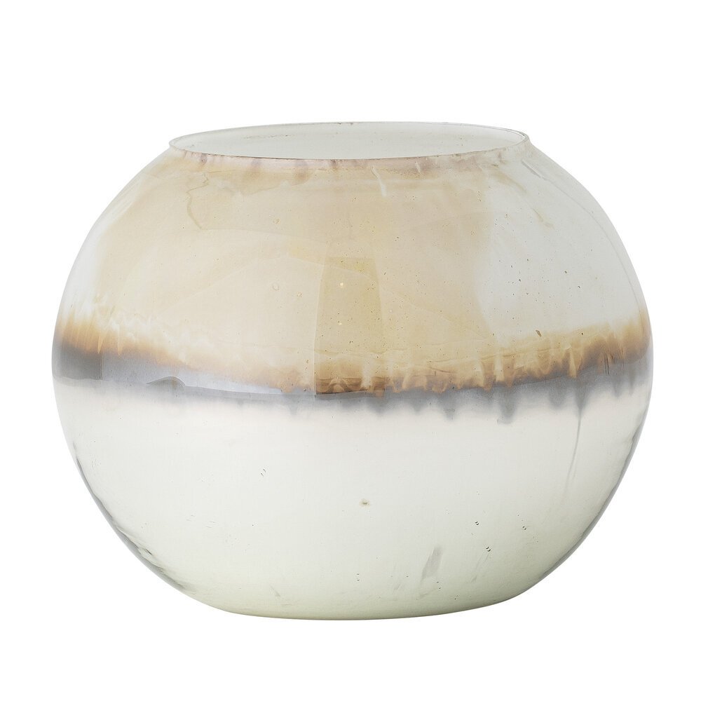 Vase Bojan aus Glas, weiss 