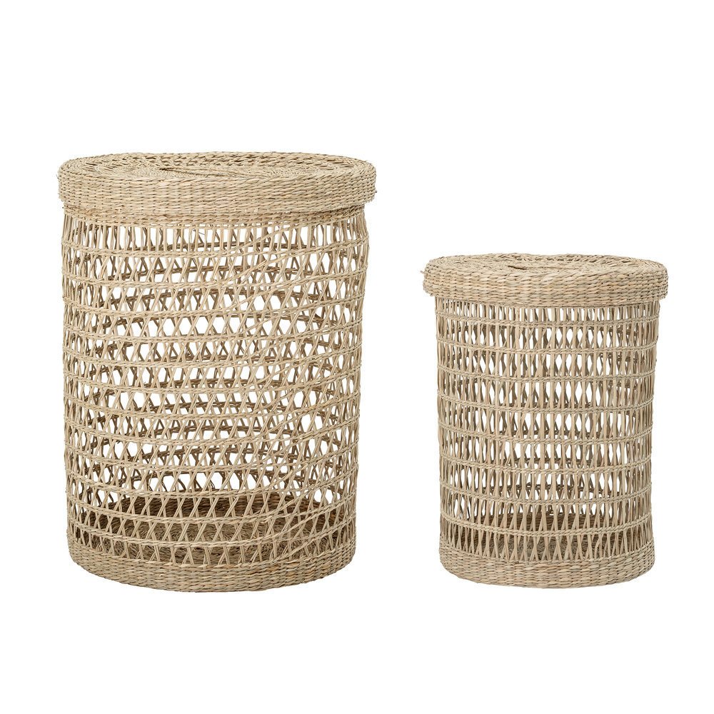 Wäschekorb Connie 2er Set, natur 