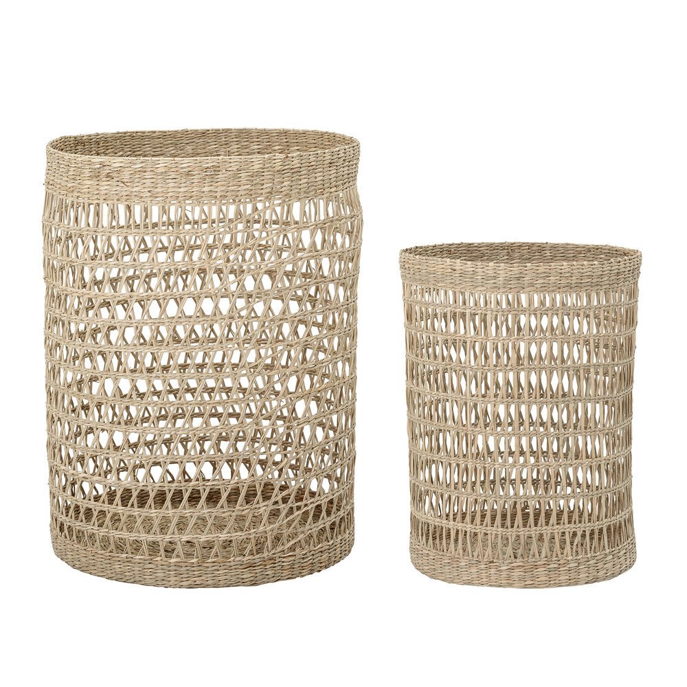 Wäschekorb Connie 2er Set, natur 