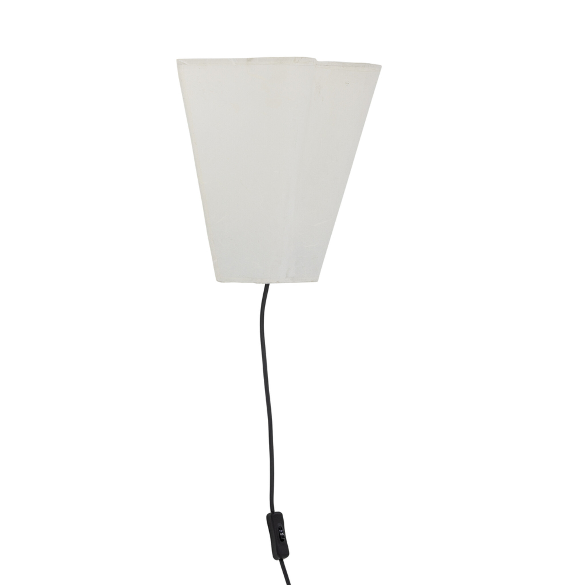 Wandleuchte Janese, Papier, weiss 