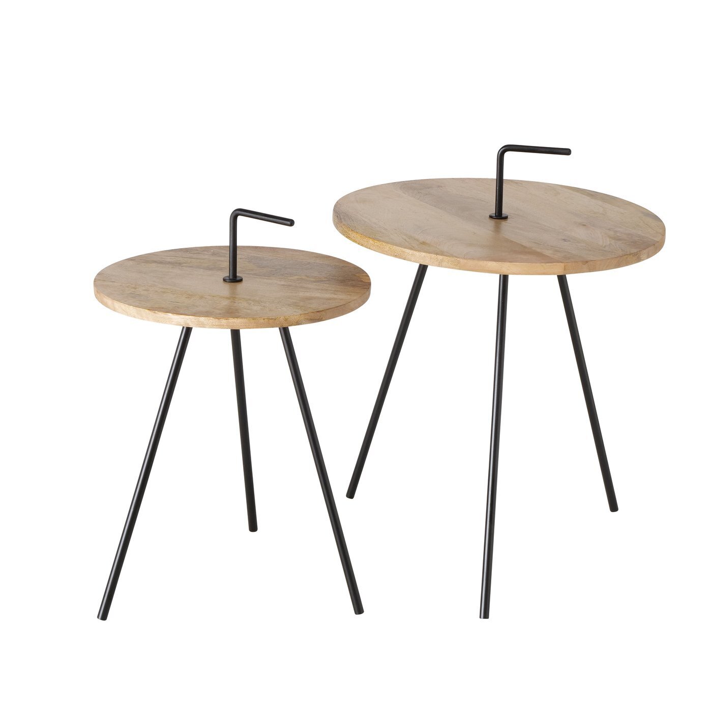 2er Set Beistelltisch Morle mit Griff | Boltze
