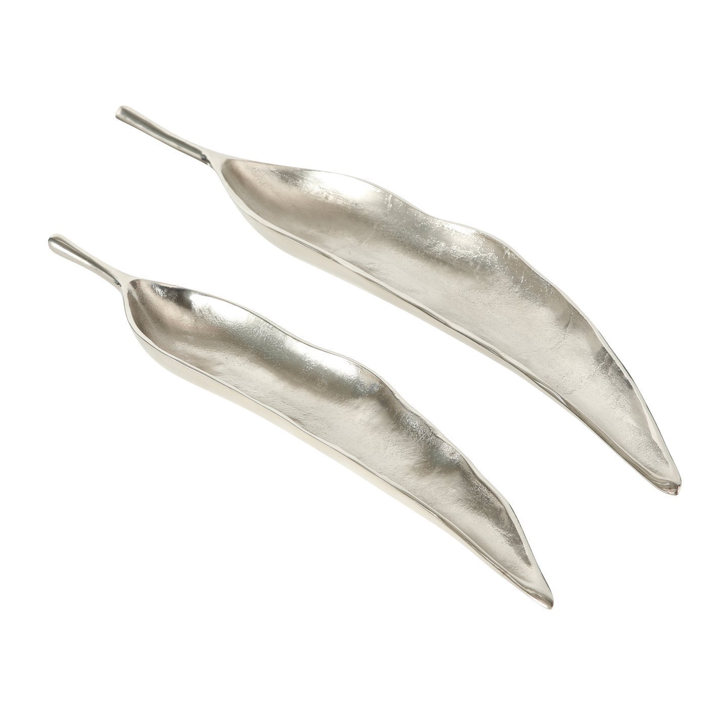 2er Set Schale Blatt Tyne, silber 