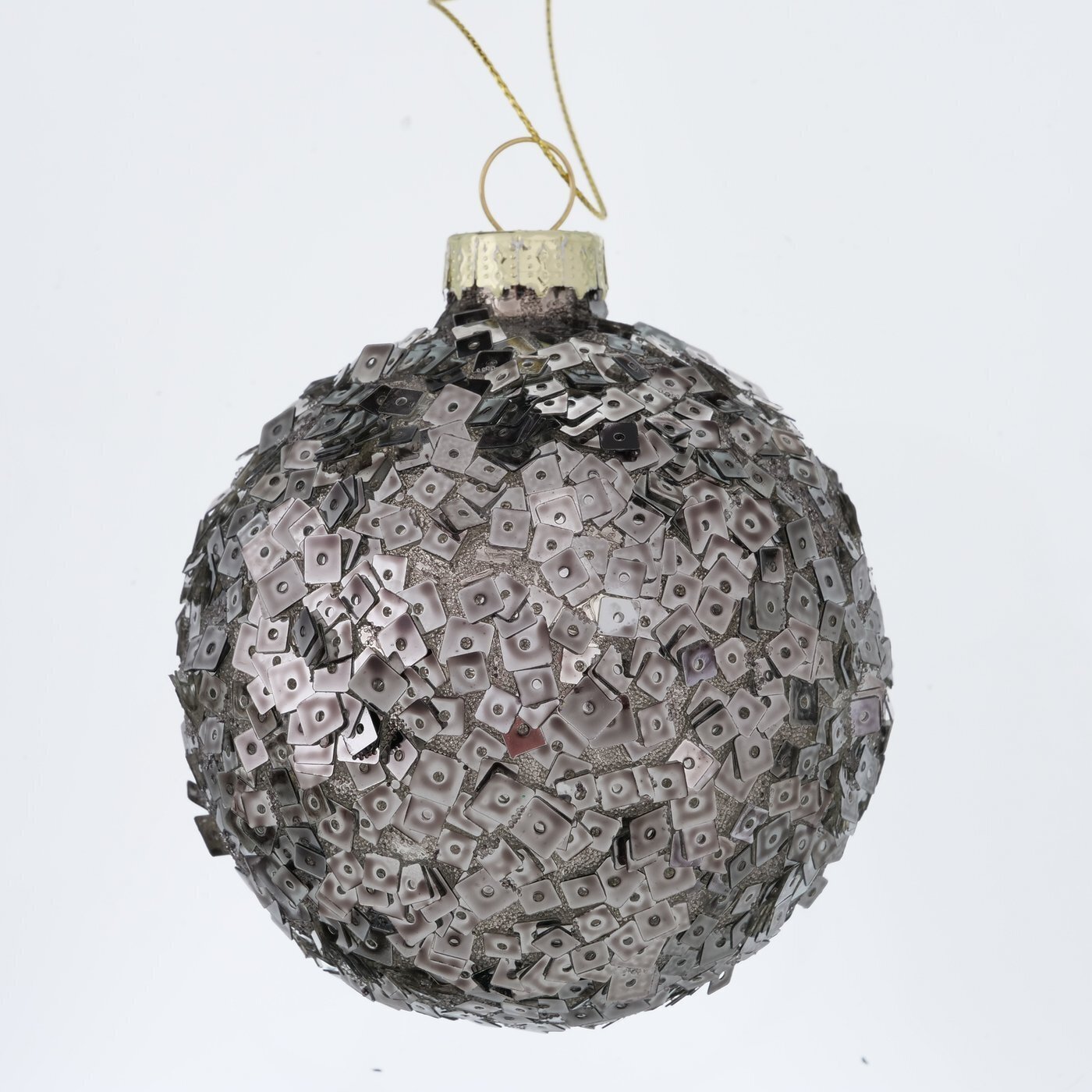 3er Set Weihnachtskugel Hankea, grau 