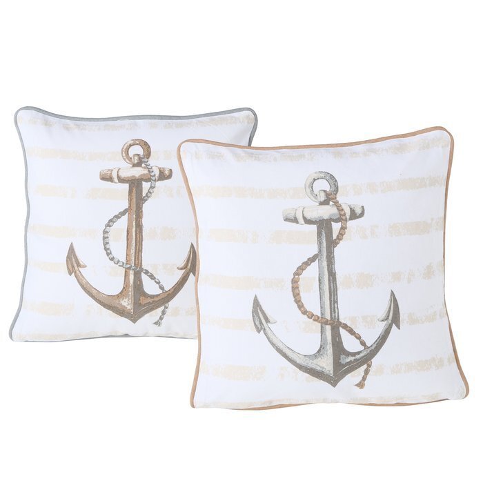 Anker Kissen Many 2er Set, cremeweiss 