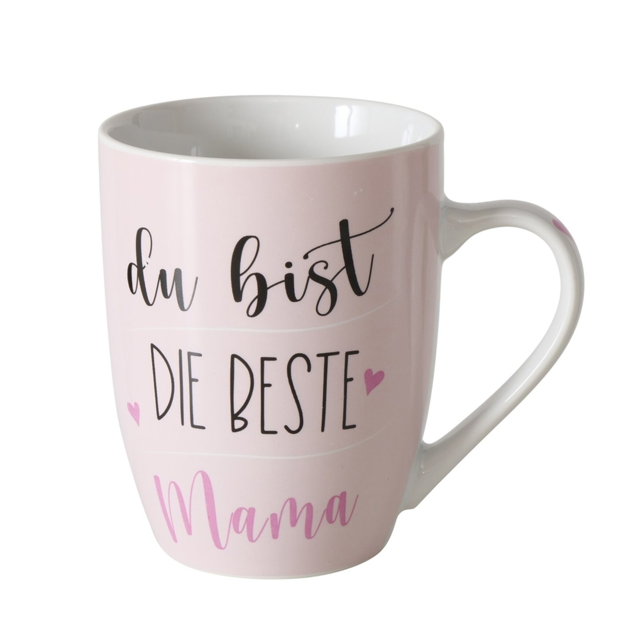 Becher beste Mama, 2er Set, rosa 