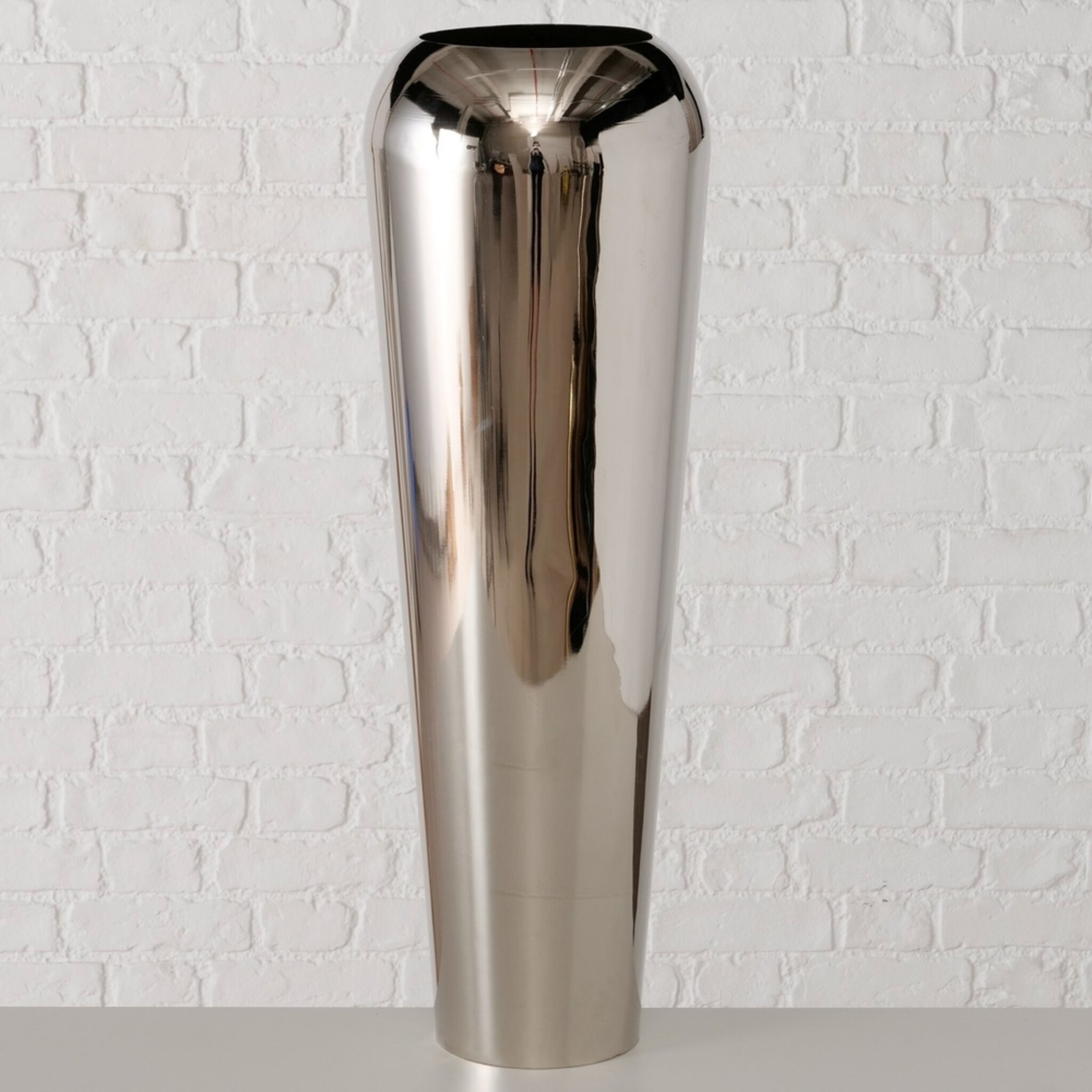 Deko Bodenvase Lumis, silber 