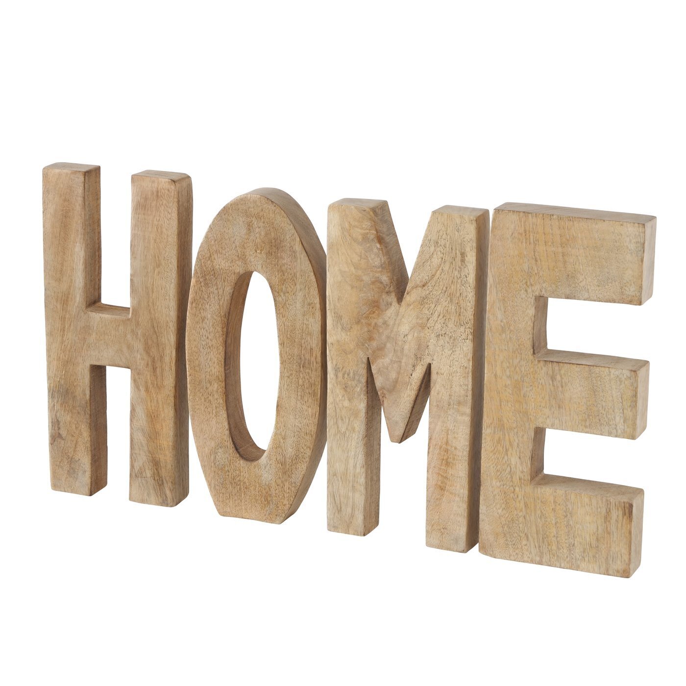 Deko Schriftzug HOME Mangoholz | Boltze
