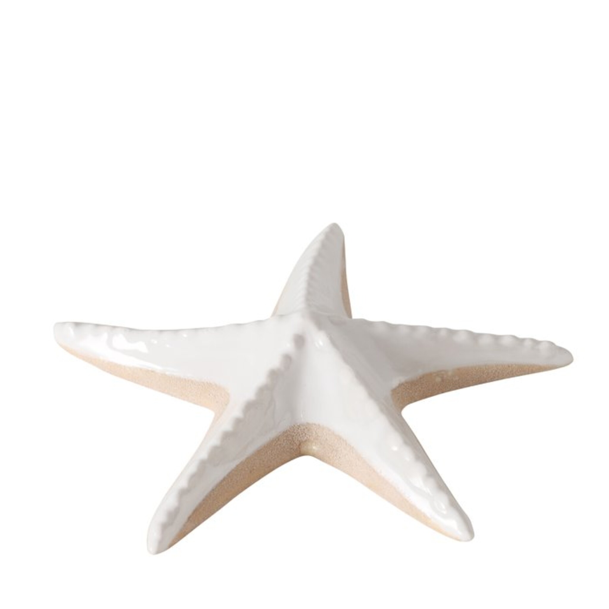 Dekoaufsteller Seestern Shelby, weiss 17 x 16 x 3 cm