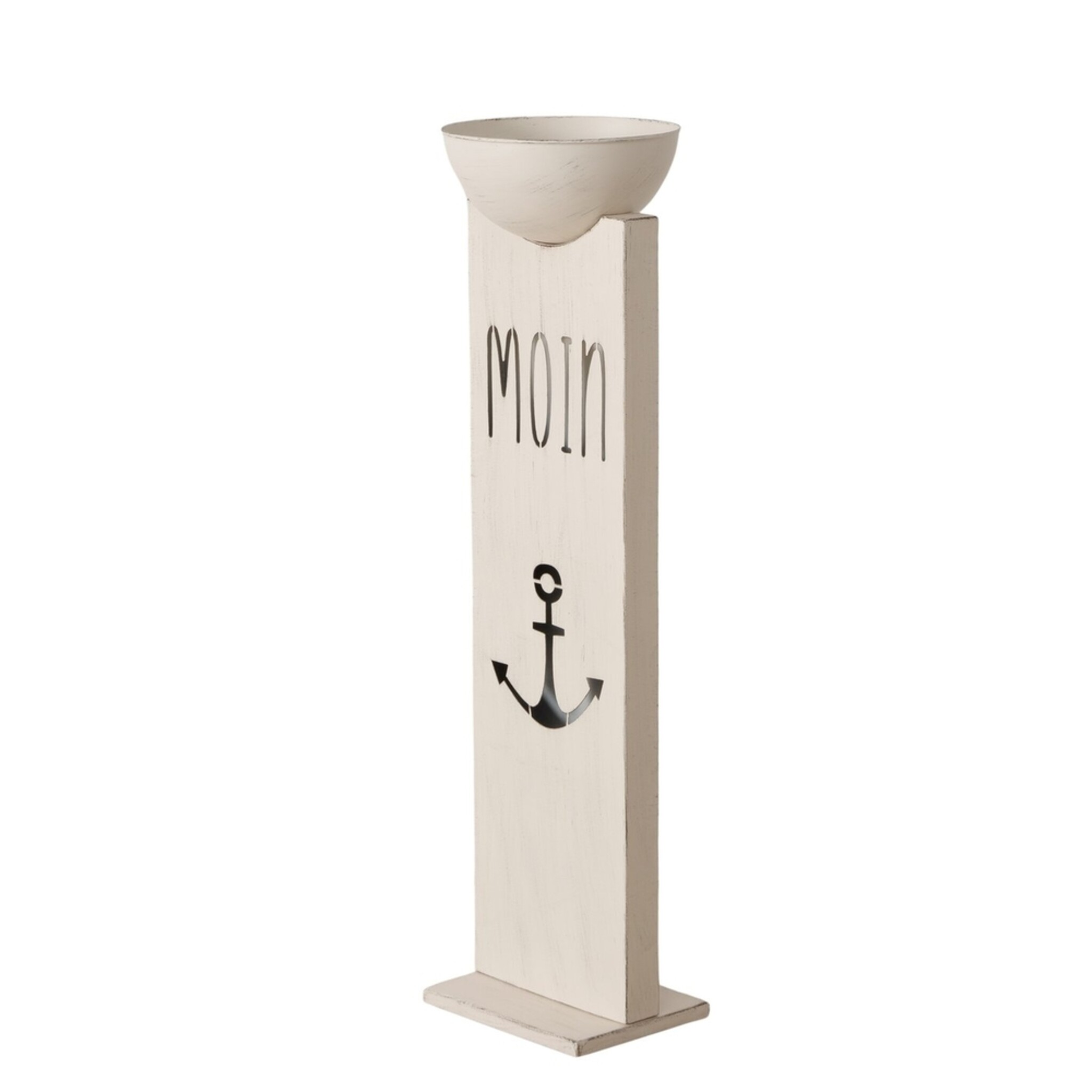 Dekosäule Hallig, weiss 118,5 cm, Ø 31 cm