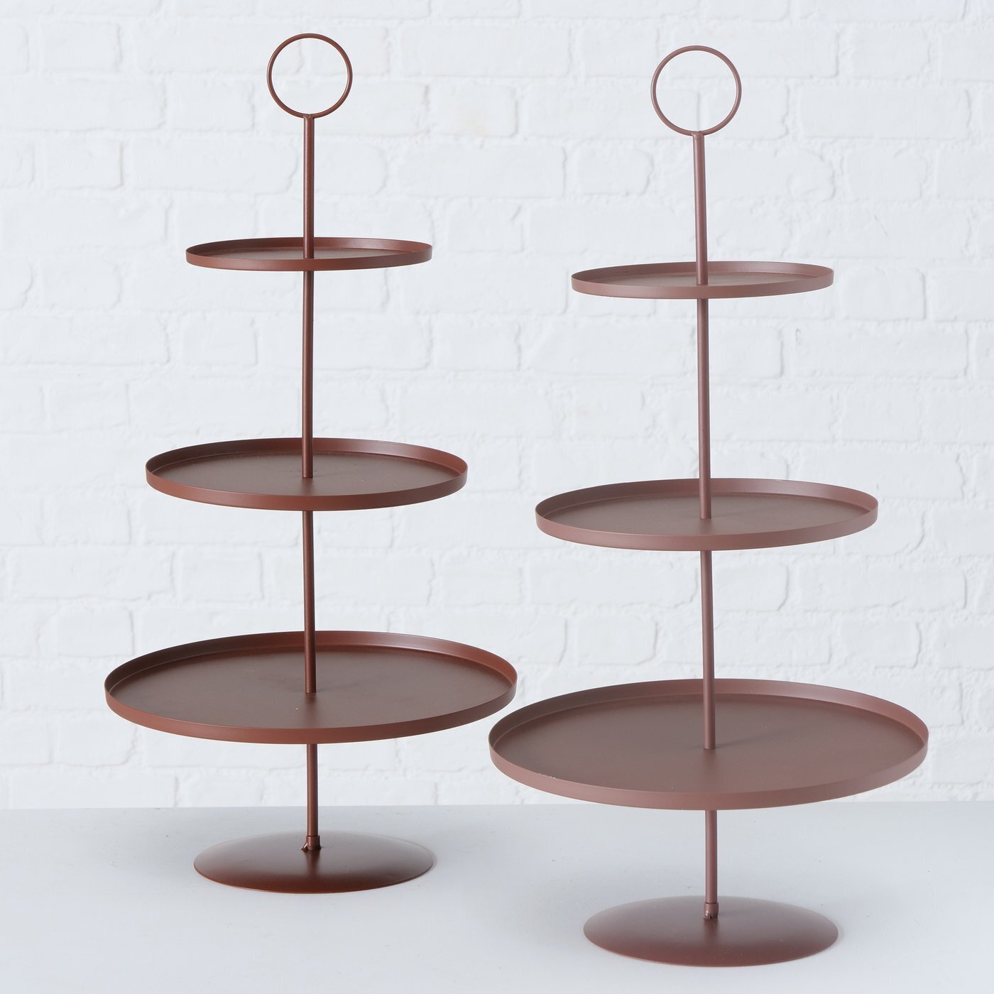 Etagere Samona, braun-rosa 