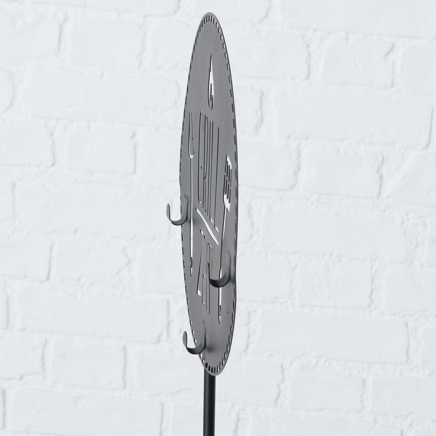 Gartenstab Griller, grau 