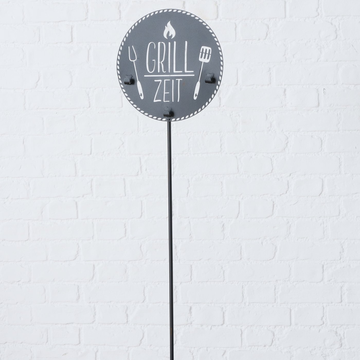 Gartenstab Griller, grau 