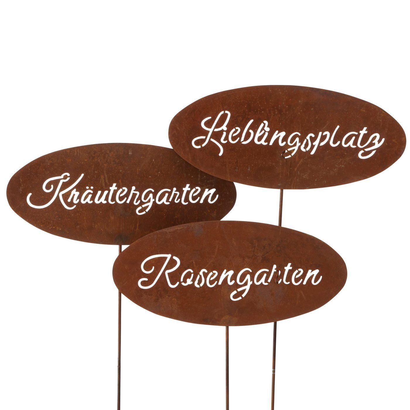 Gartenstab Loreo, rostbraun 