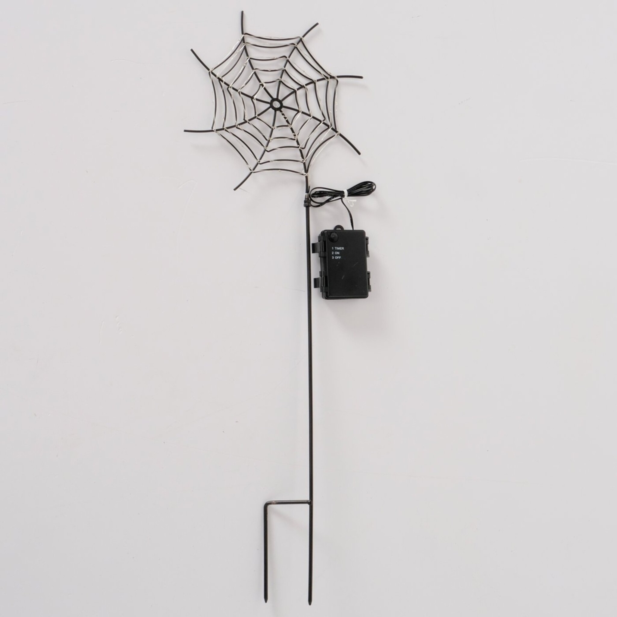 Gartenstab Netalia Halloween LED, schwarz 