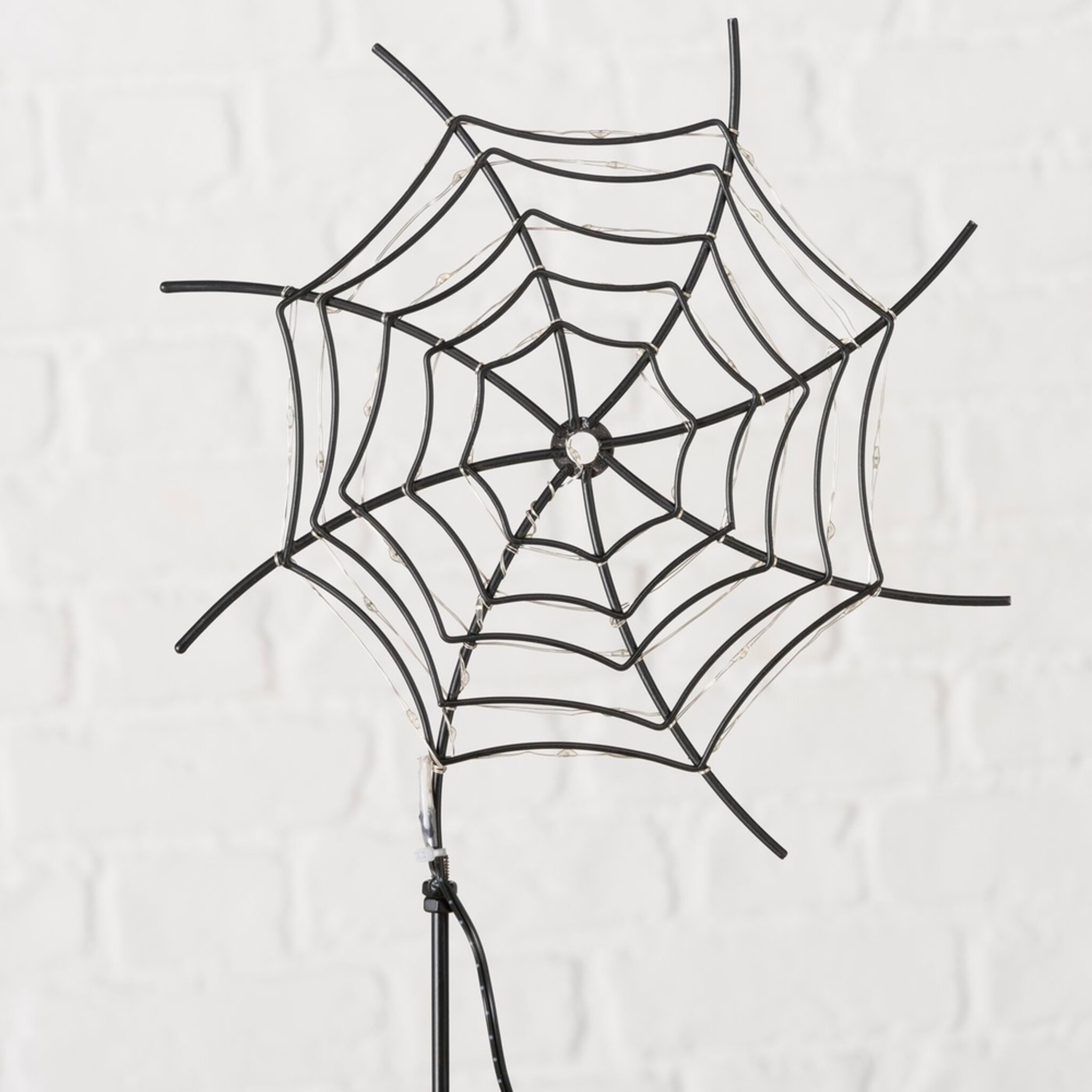 Gartenstab Netalia Halloween LED, schwarz 