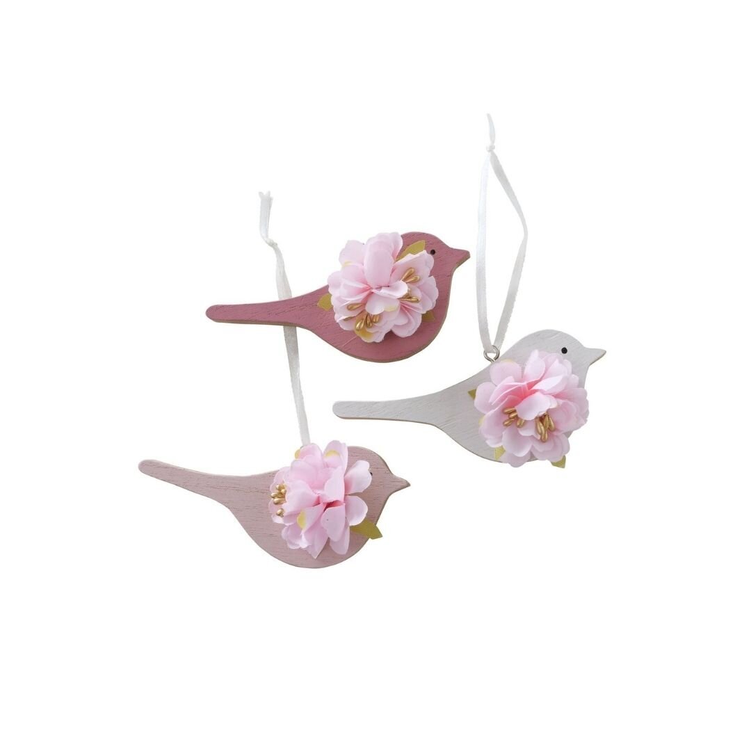 Hängefigur Vogel Fiorella, rosa 