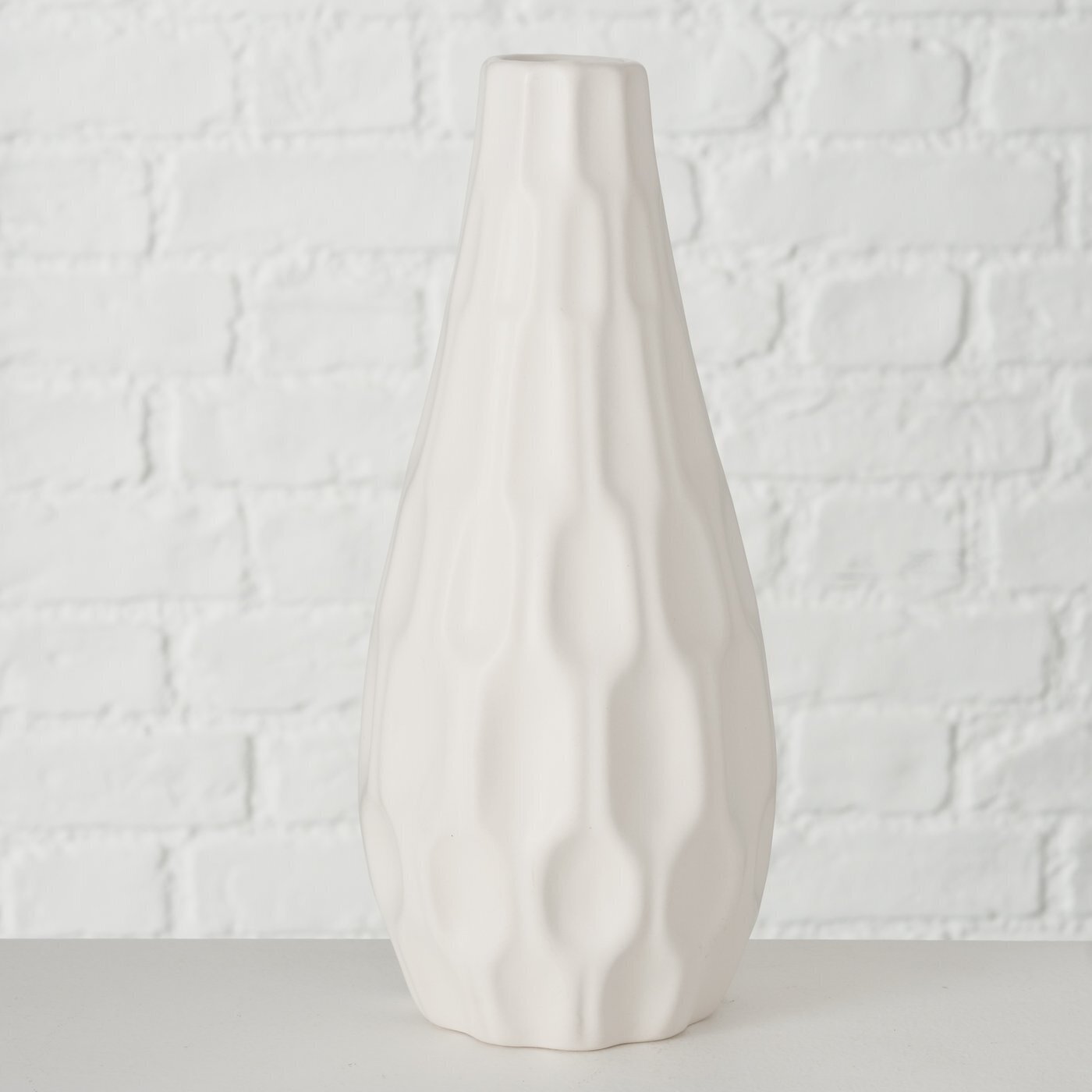 Hohe Vase Lenja 2er grün, grün 
