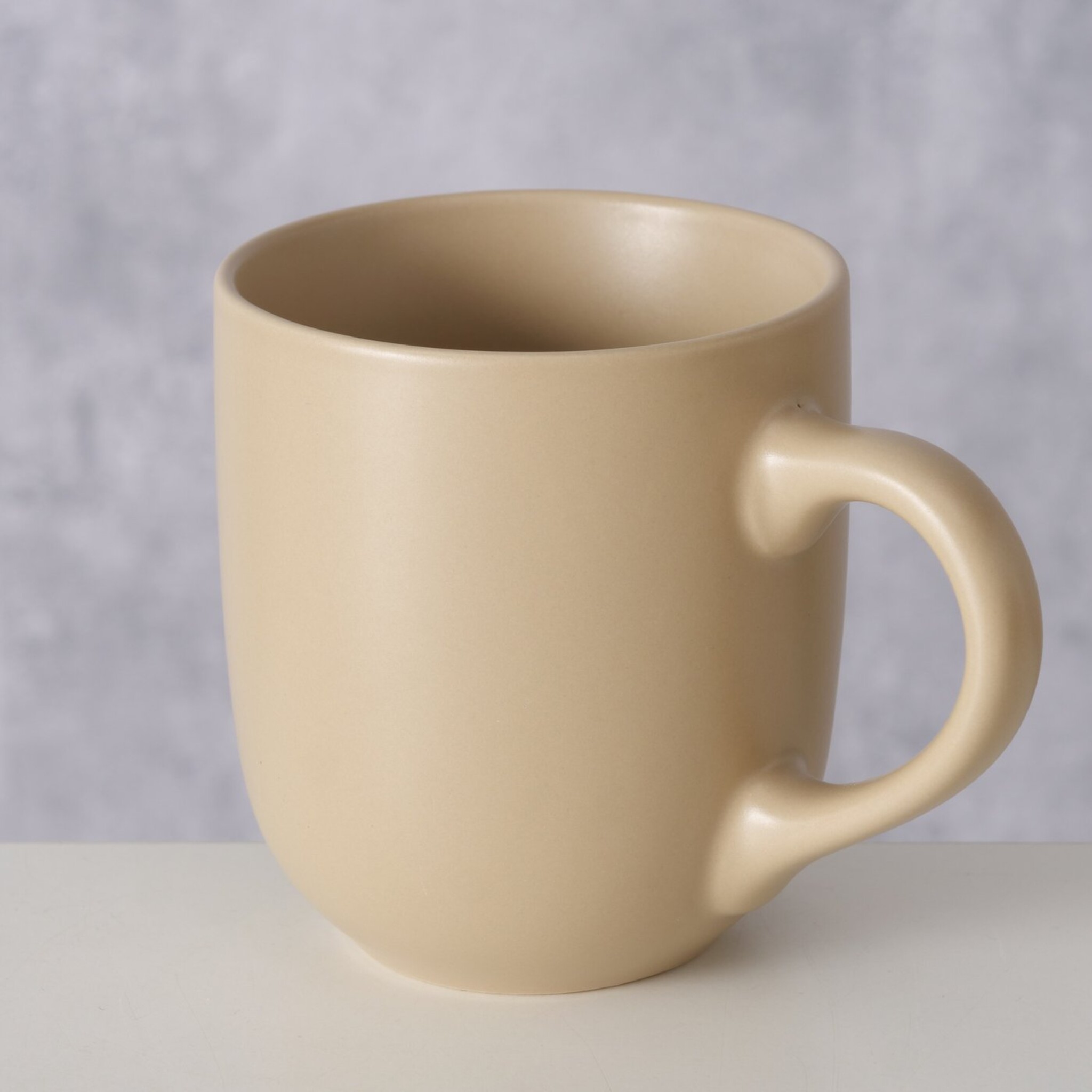 Keramik Becher Pastell, beige 