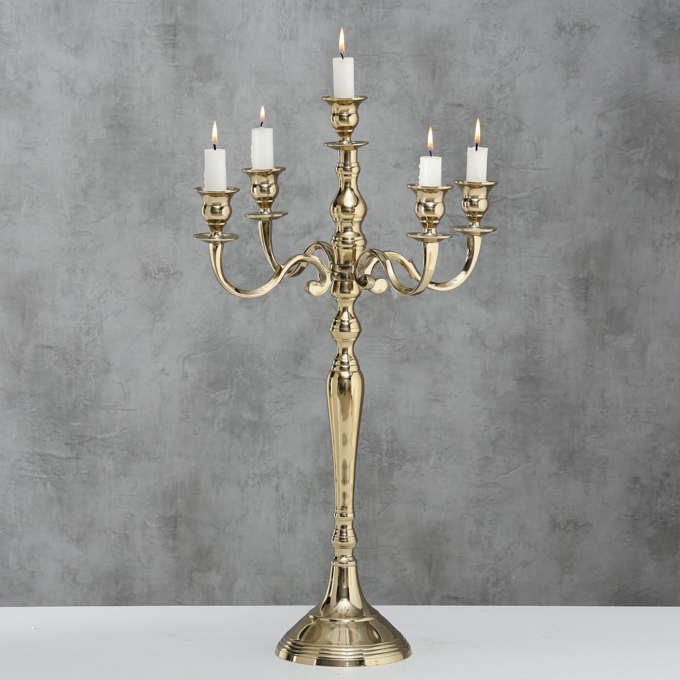Kerzenhalter Victoria gold, gold H63 x Ø37 cm
