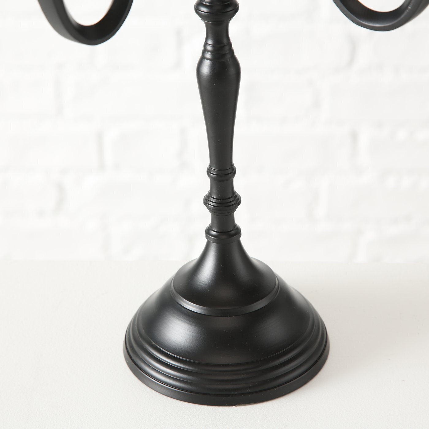 Kerzenhalter Victoria schwarz, schwarz 