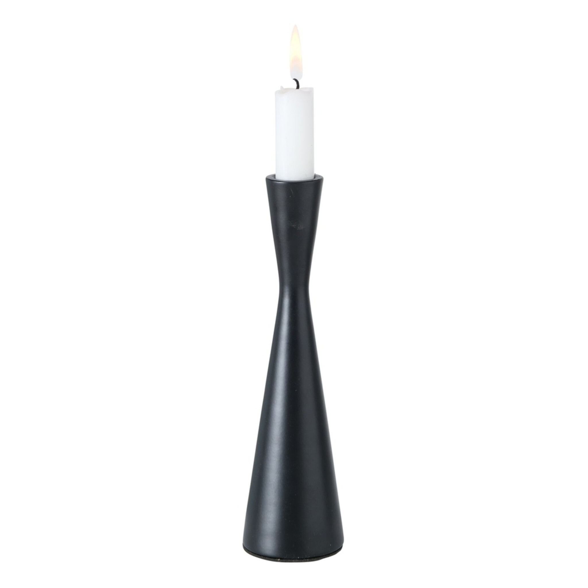 Kerzenleuchter Cone, 3 tlg, schwarz 