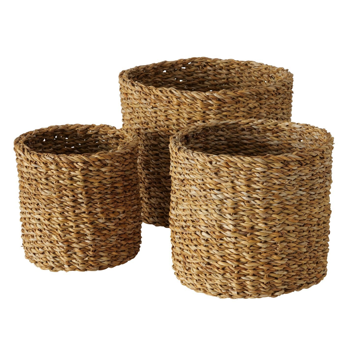 Körbe aus Seegras Sophy, 3 tlg, natur 