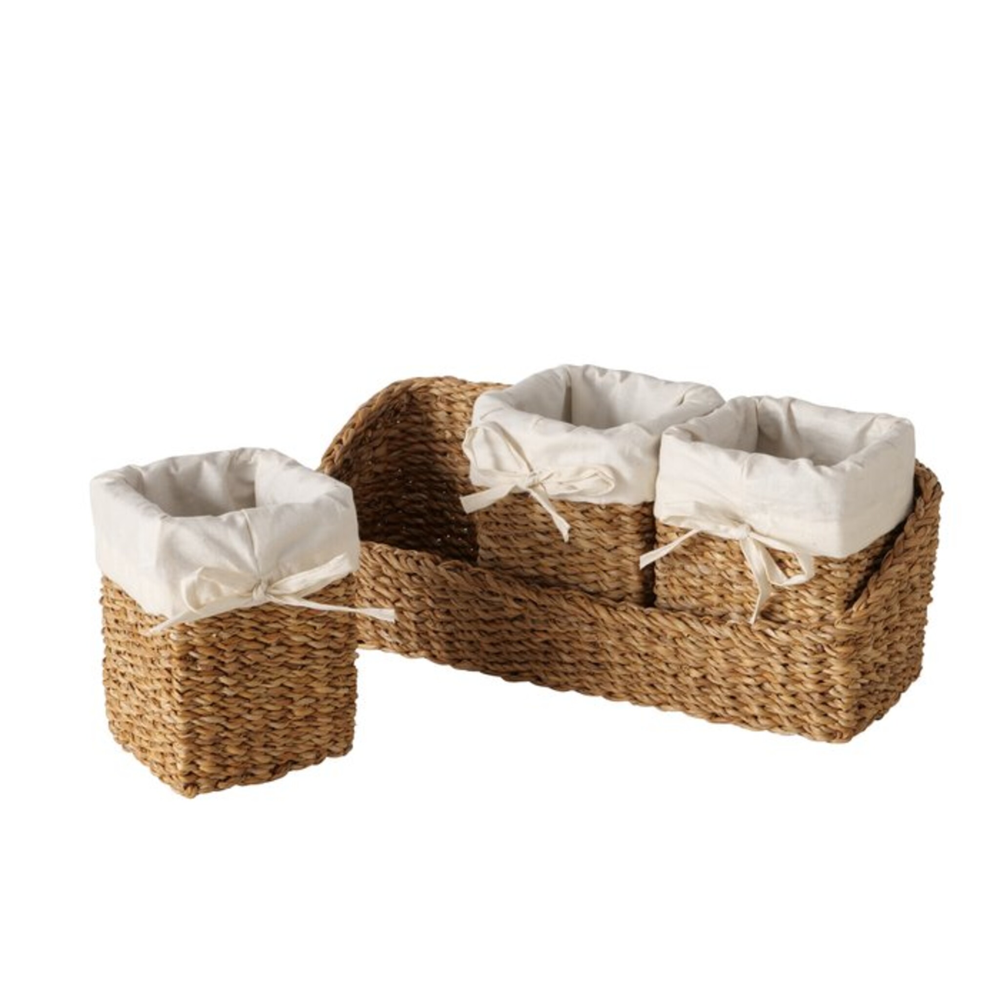 Kleines Körbe Set Sophy aus Seegras, 4 tlg., natur 