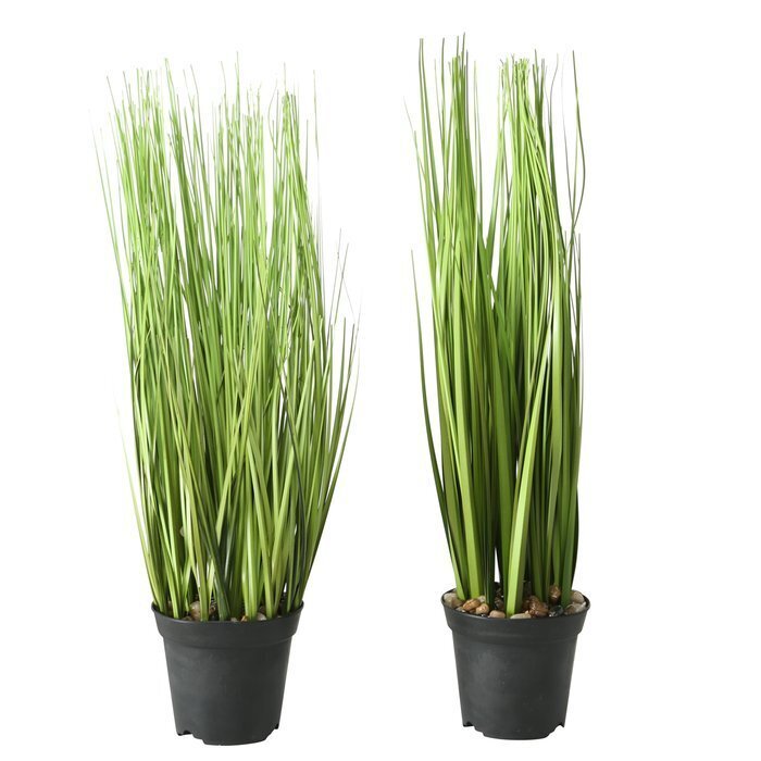 Kunst Topfpflanze Gras, grün 
