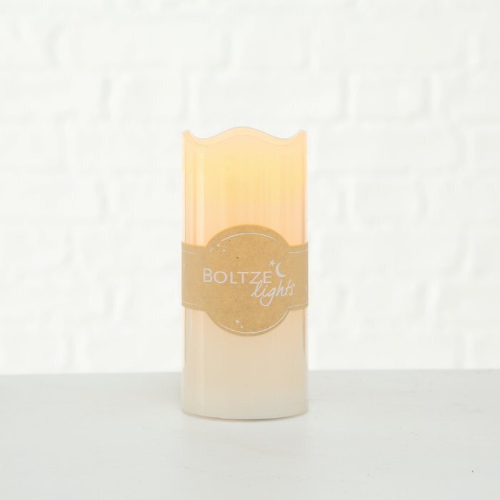 LED-Kerze Masha, cremeweiss 15 cm, Ø 7 cm