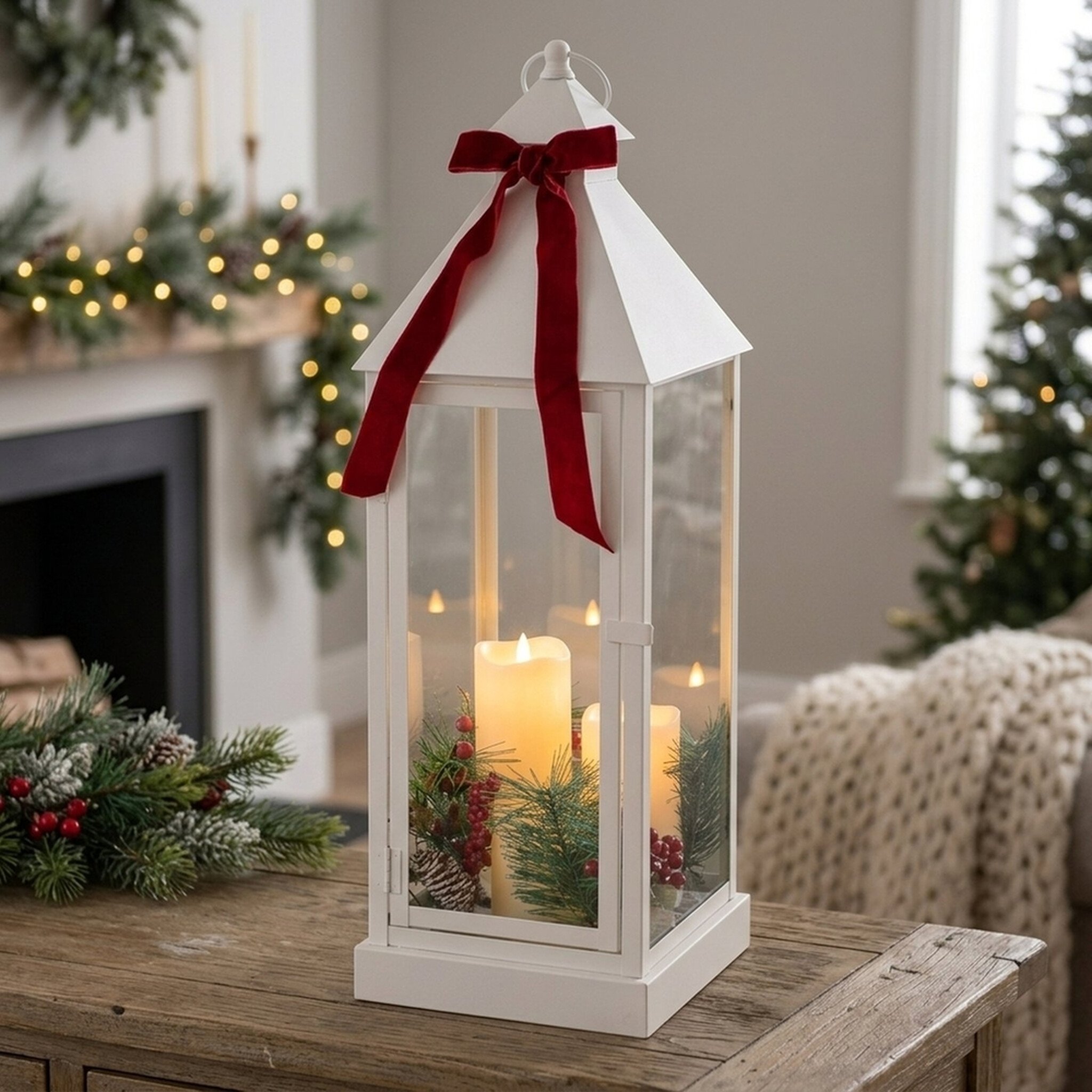 LED Weihnachtslaterne Ingar 70 cm