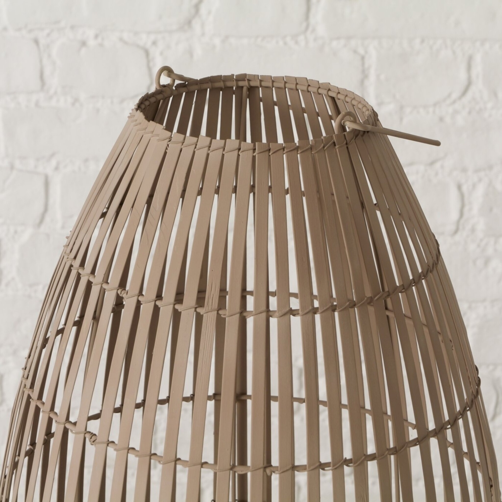 LED-Windlicht Tuva, natur 60 cm, Ø 35 cm