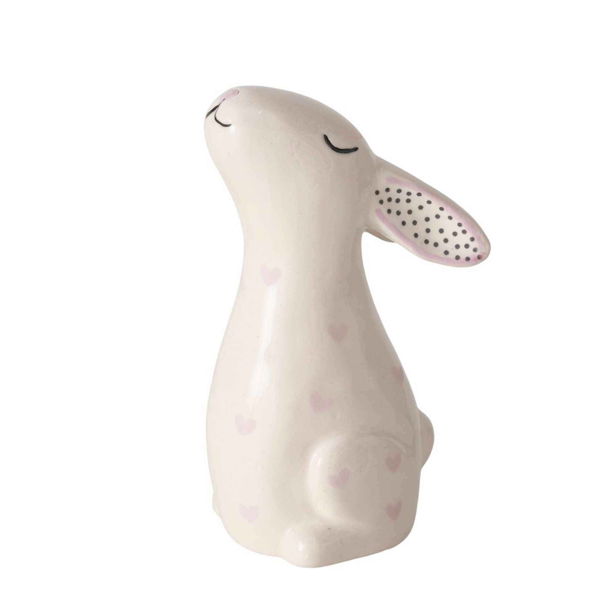 Osterfigur Osterhase Hasi, weiss 9,5 cm, Ø 4,3 cm
