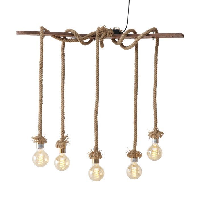 Pendelleuchte Toko Jute, braun 
