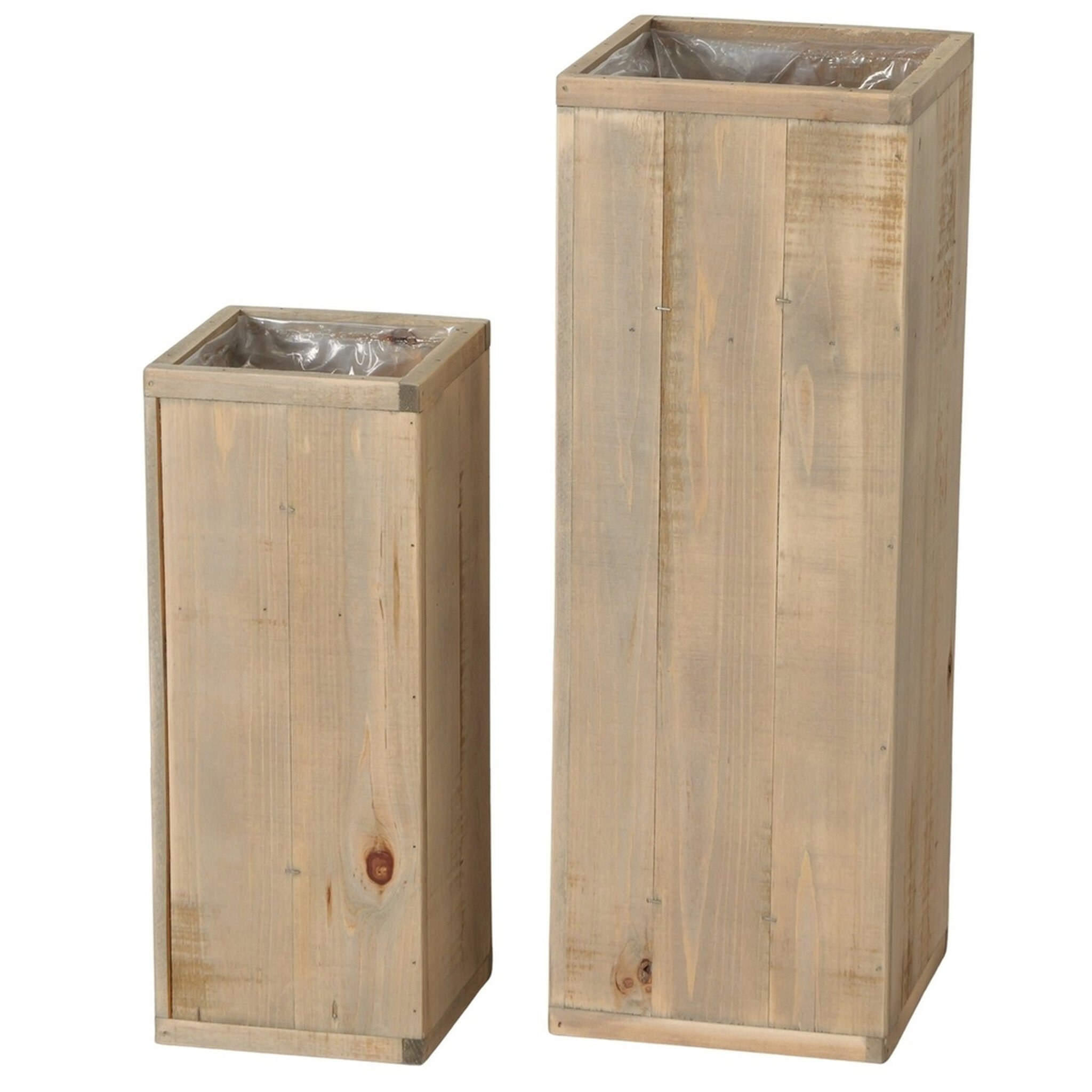 Pflanztopf Medina 2er-Set Natur