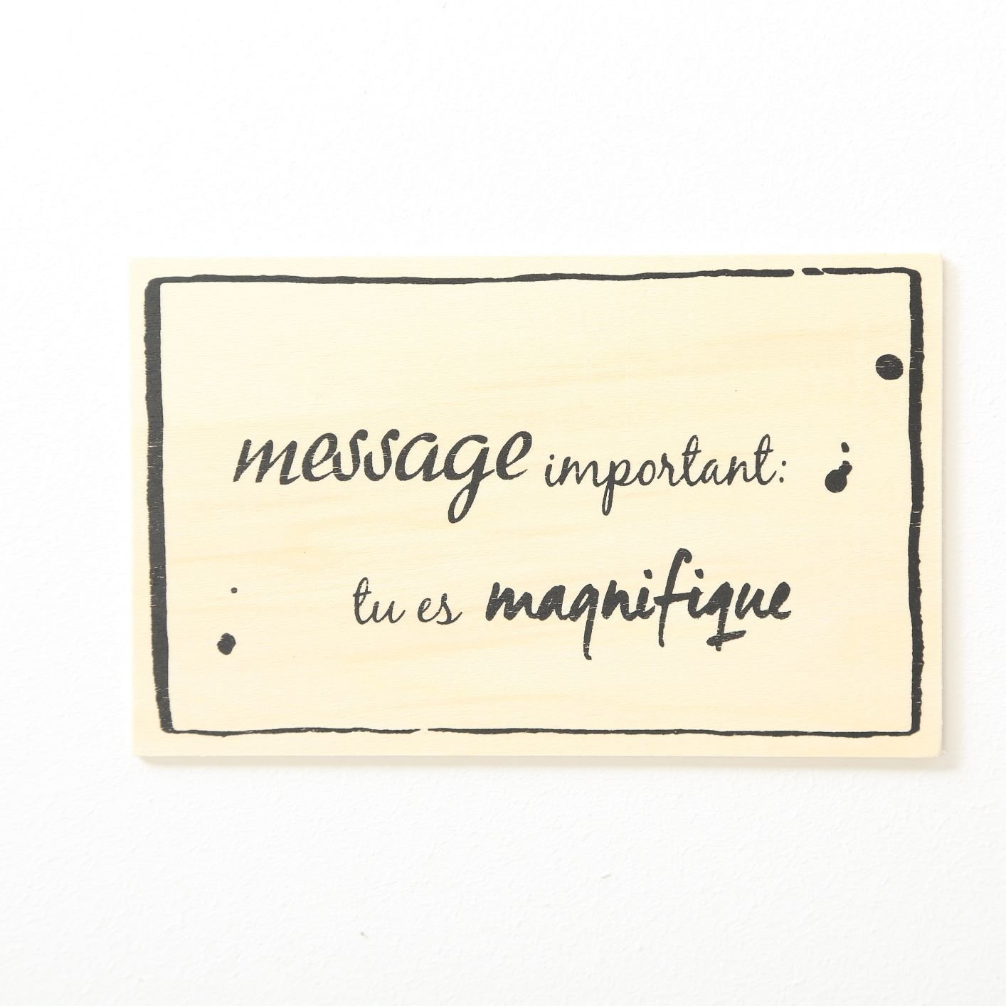 Boltze Postkarte Amour 6er Set, natur 