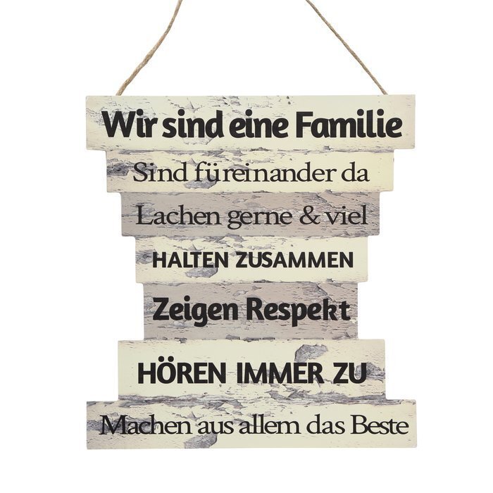Schild Family, beige 