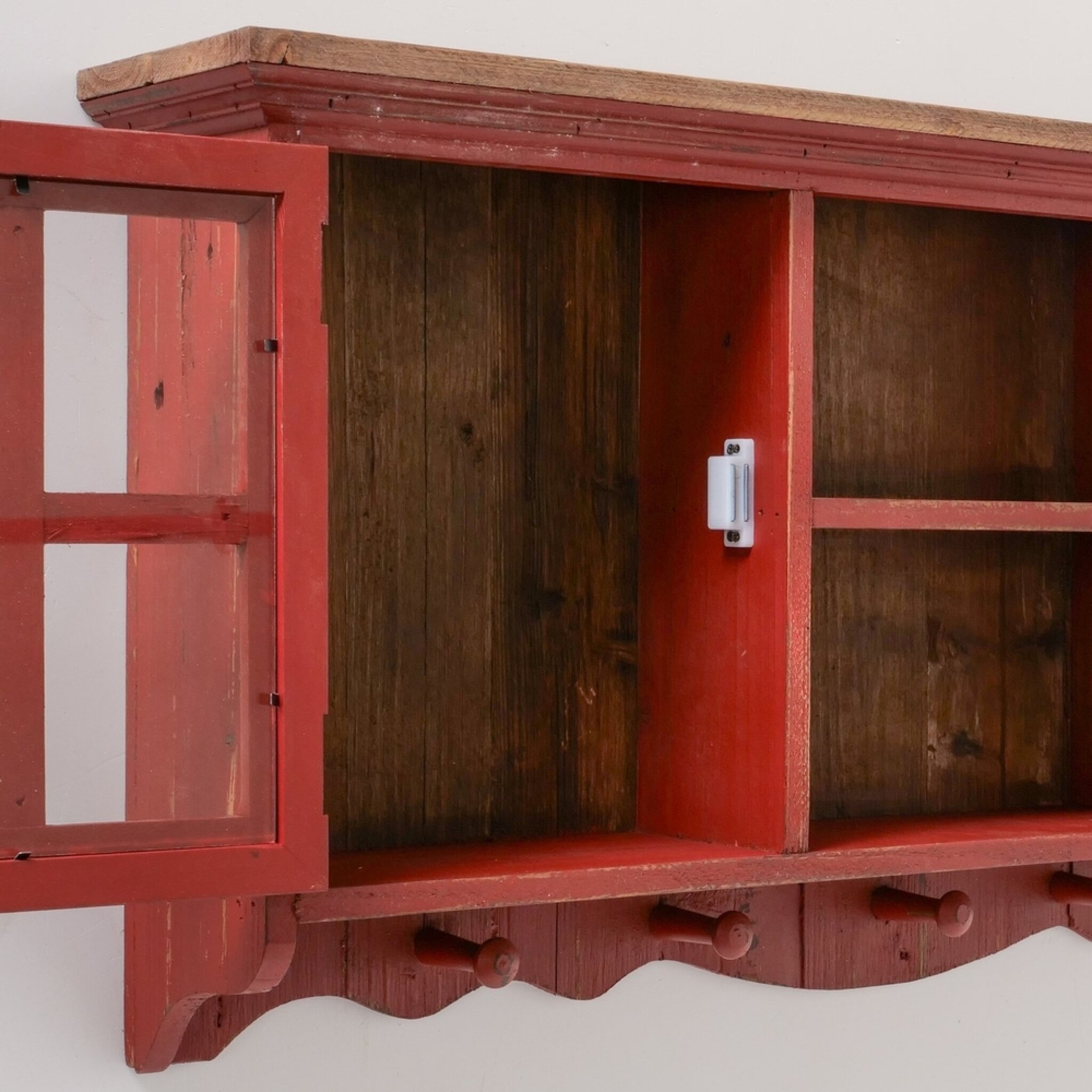 Wand-Schrank Gotland, rot 