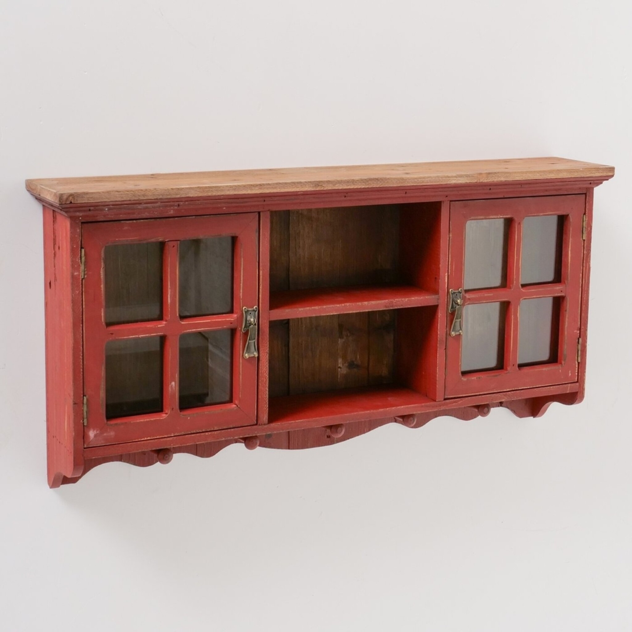 Wand-Schrank Gotland, rot 