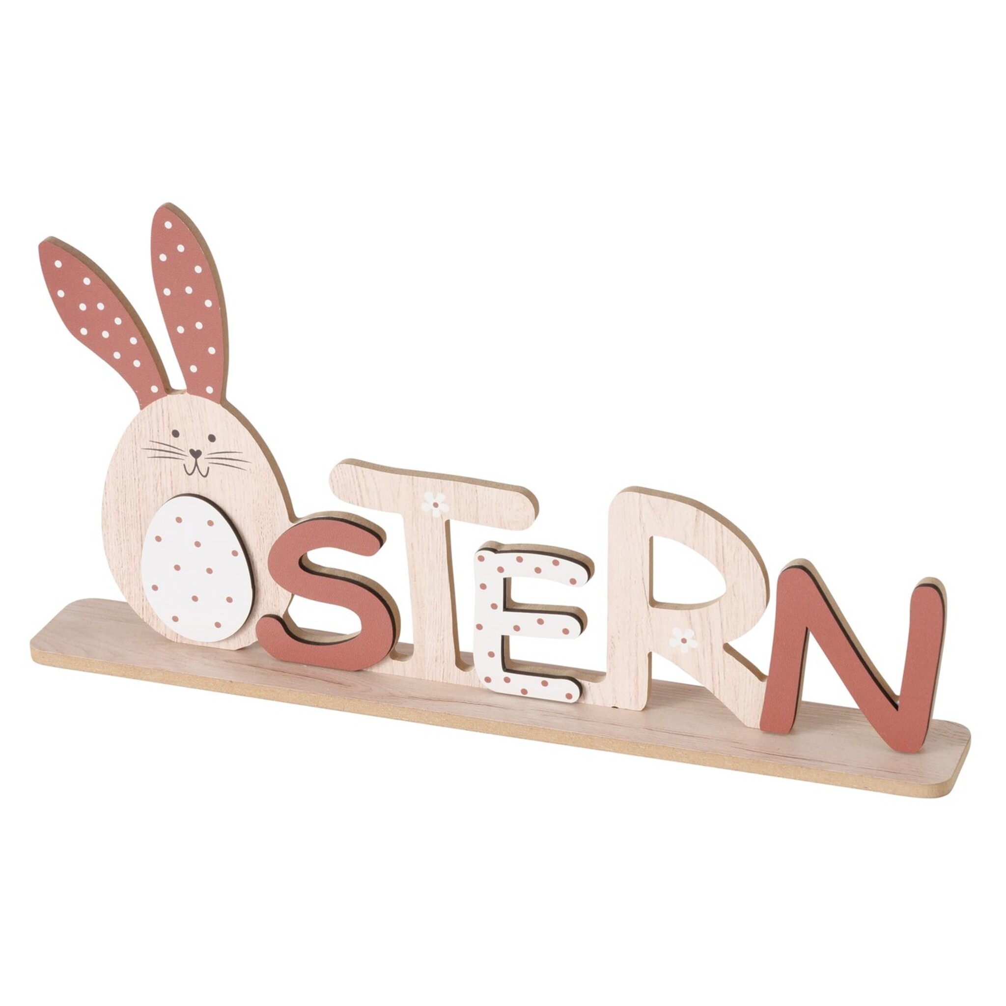 Schriftzug Ostern Benji, braun 