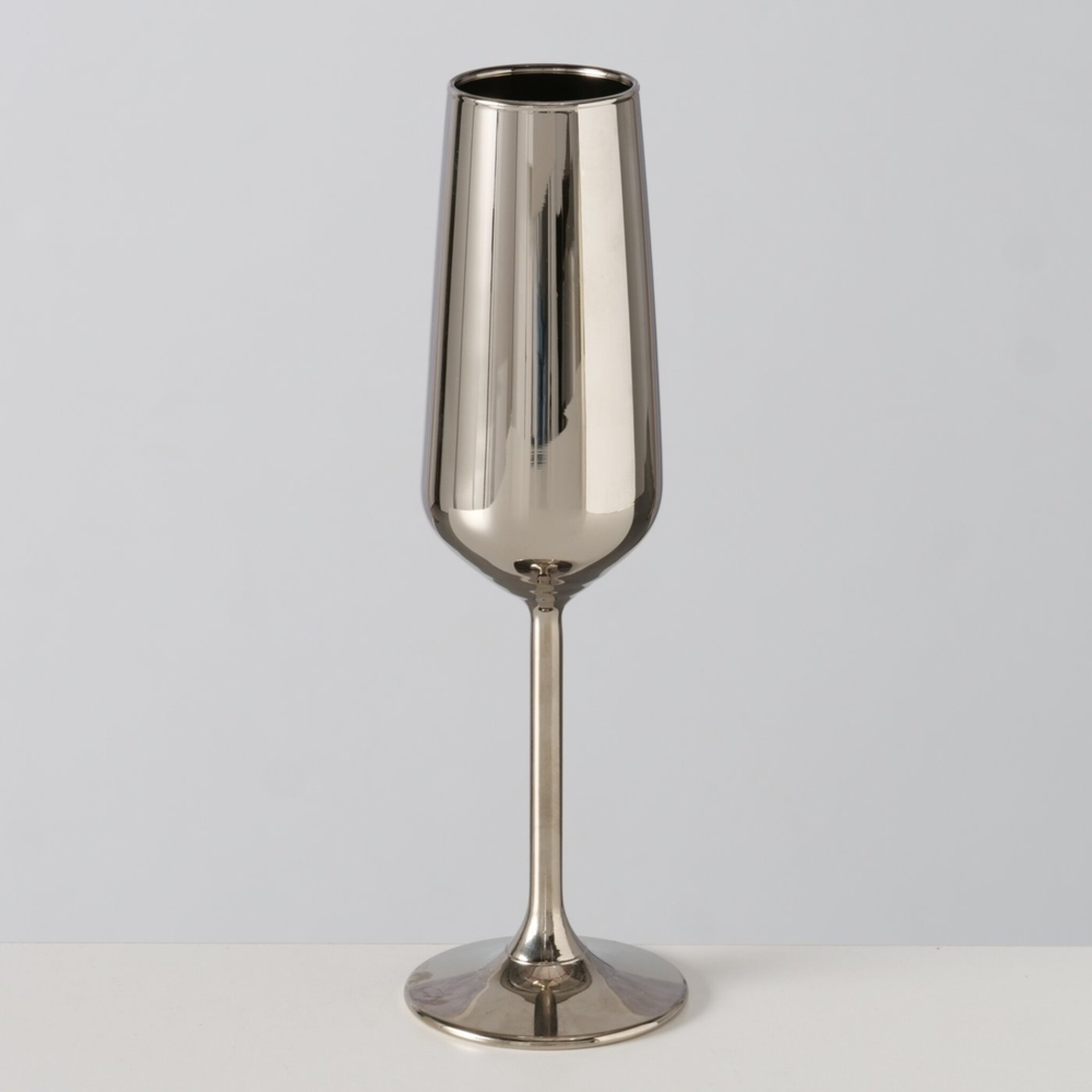 Sektglas Adora Metallic, silber 