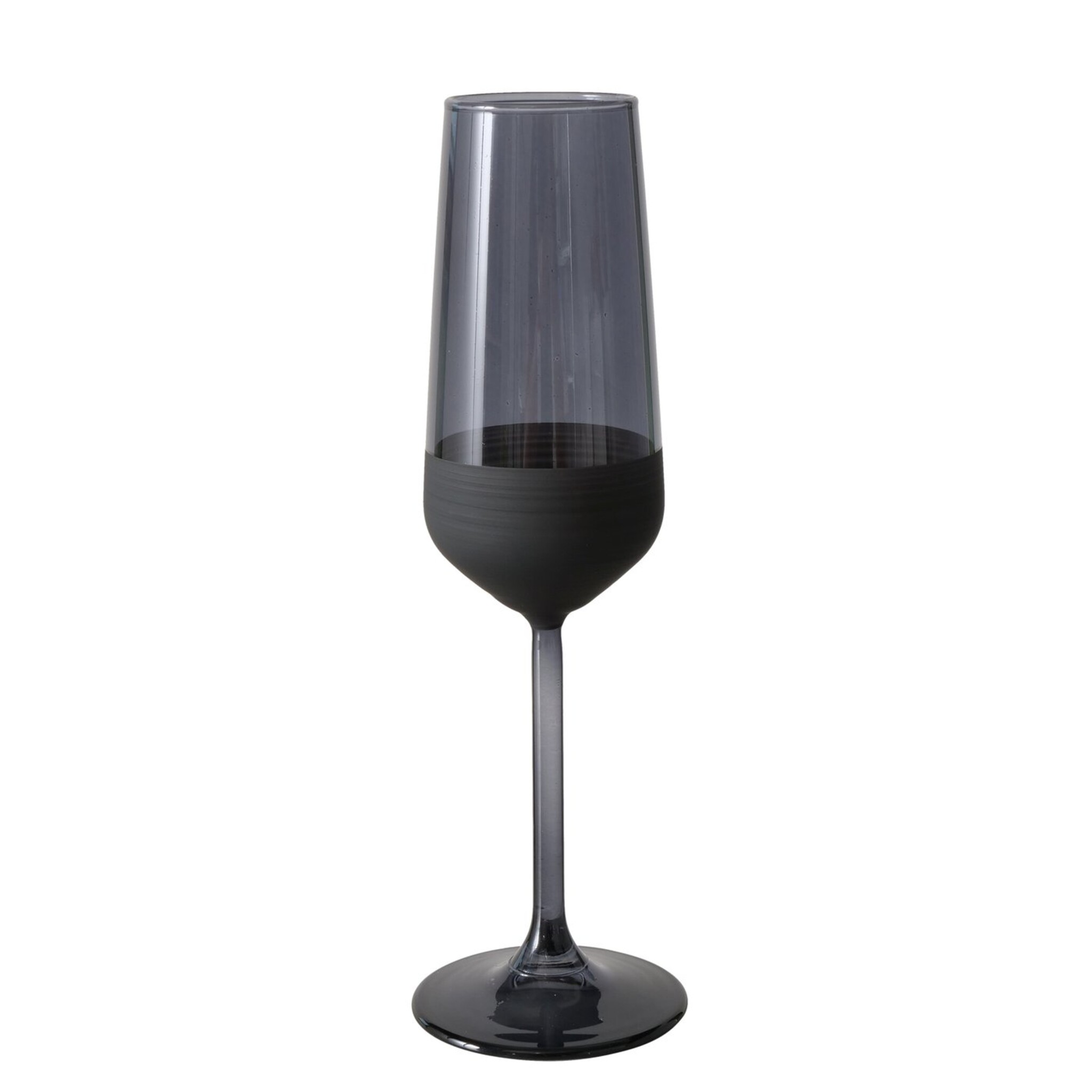Sektglas Moluna, schwarz 