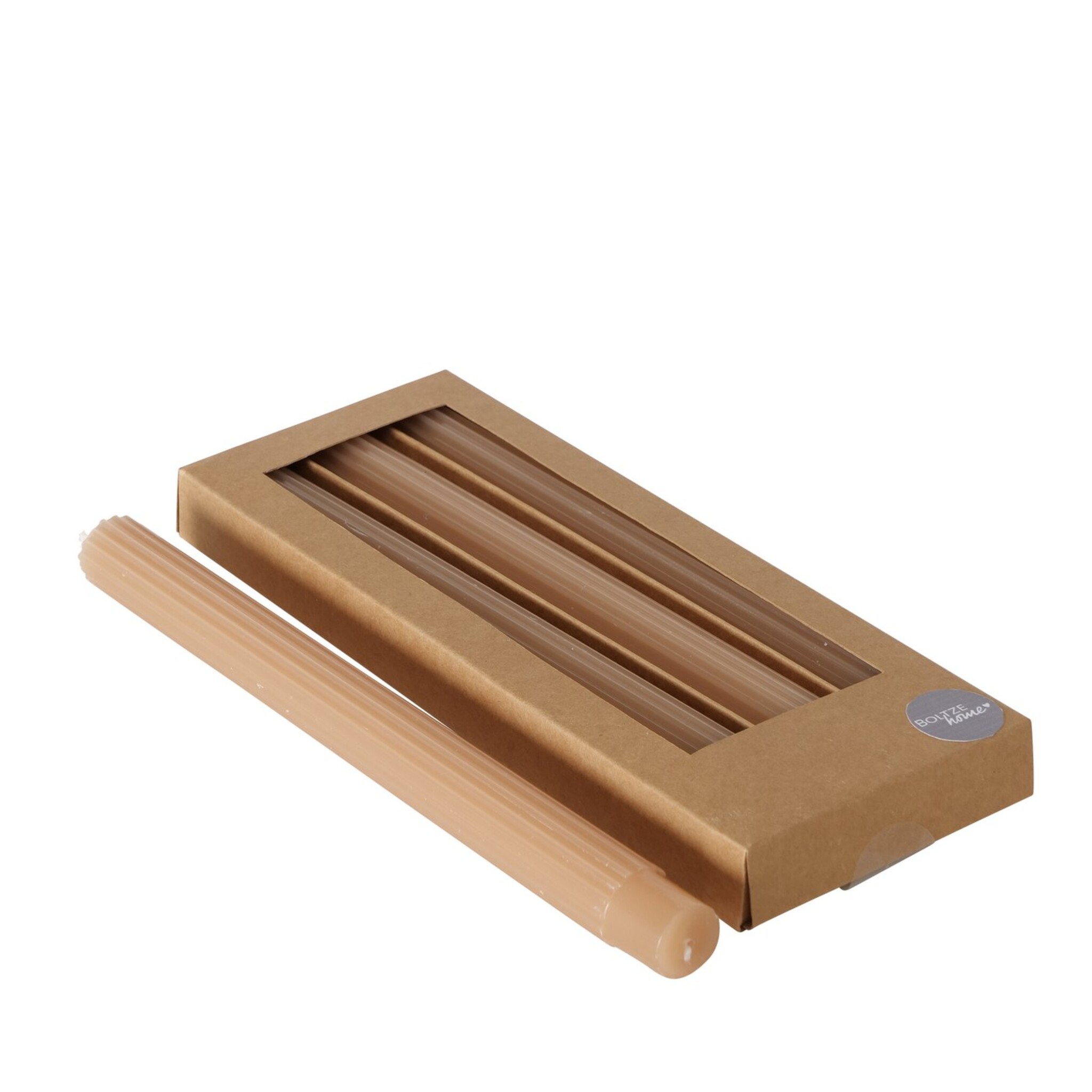 Stabkerze Classic 4er, beige 